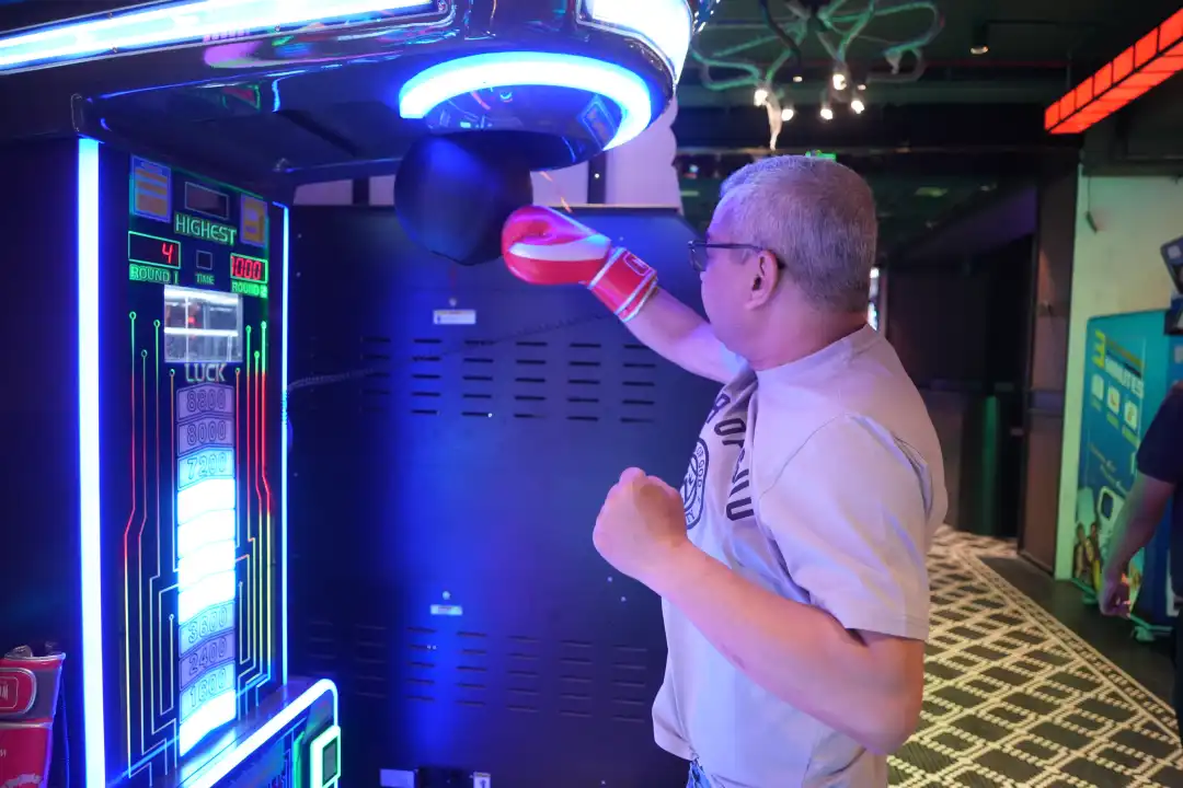 Boxing arcade game