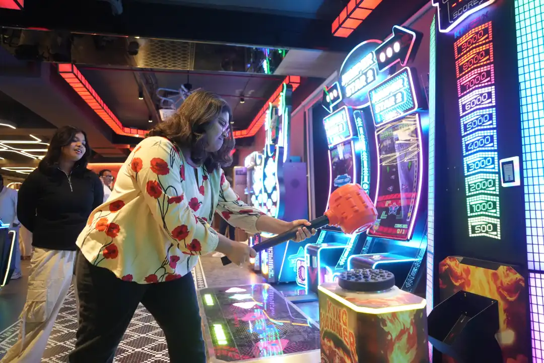 King of Hammer arcade game at Knox Guwahati